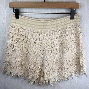 2/$30 Cato Lace Boho Shorts